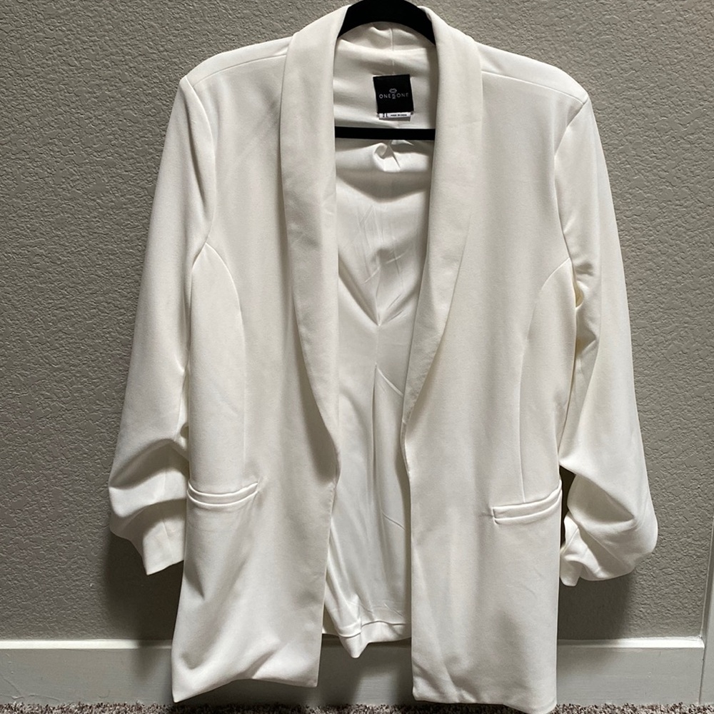 White blazer